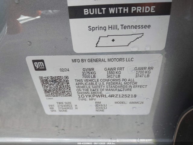 2024 CADILLAC LYRIQ 1GYKPWRL4RZ125218 Photo 8