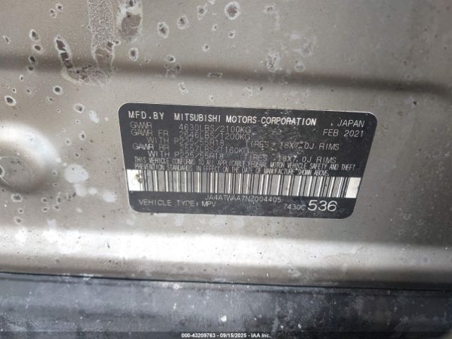 2022 MITSUBISHI ECLIPSE CROSS JA4ATWAA7NZ004405 Photo 8