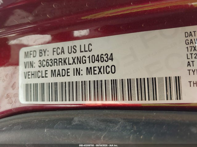 Продажа на аукционе авто 2022 Ram 3500 Limited Longhorn  4x4 8' Box, vin: 3C63RRKLXNG104634, номер лота: 43209785