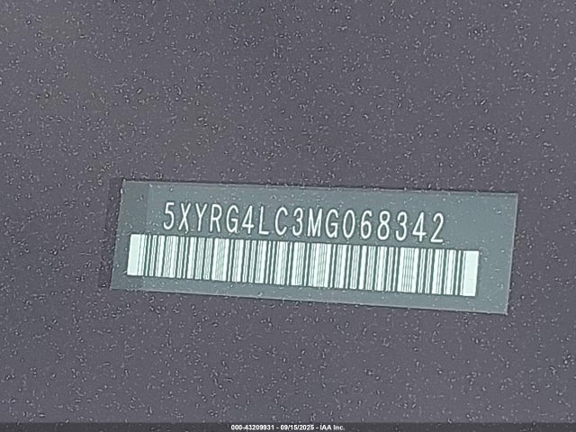 5XYRG4LC3MG068342 KIA gdi theta-iii