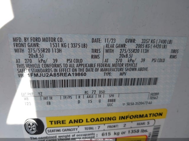 1FMJU2A85REA19860 Ford gtdi-standard