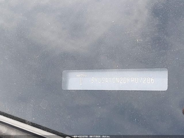 2013 TESLA MODEL S 5YJSA1CN2DFP07286 Photo 8