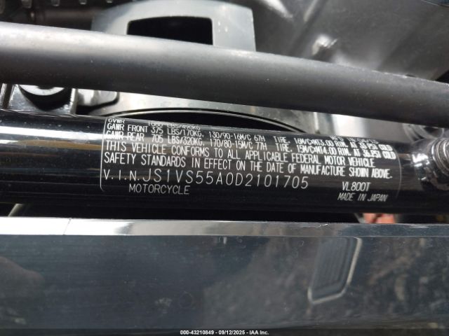 2013 SUZUKI VL800 JS1VS55A0D2101705 Photo 9