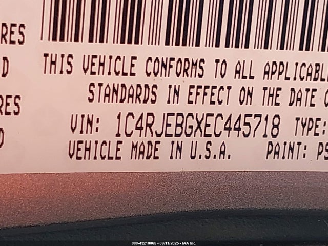 Jeep Grand Cherokee 2014 1C4RJEBGXEC445718 Image 9