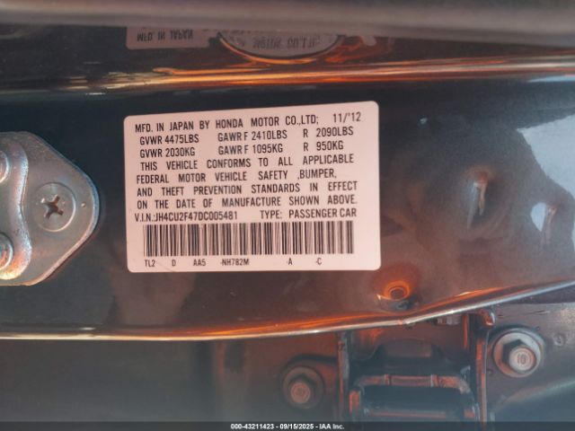 2013 ACURA TSX JH4CU2F47DC005481 Photo 8