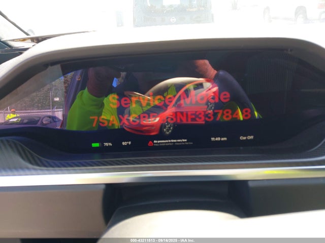 7SAXCBE68NF337848 Tesla 2022