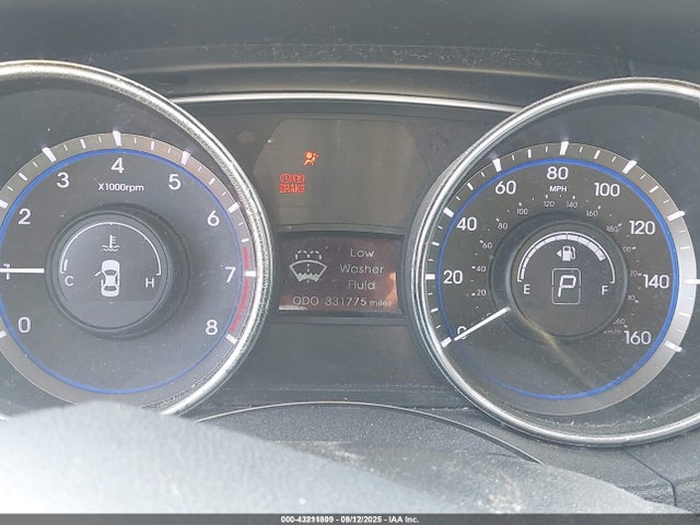 Aukcja sprzedaży 2011 Hyundai Sonata Gls, vin: 5NPEB4ACXBH094684, numer aukcji: 43211809