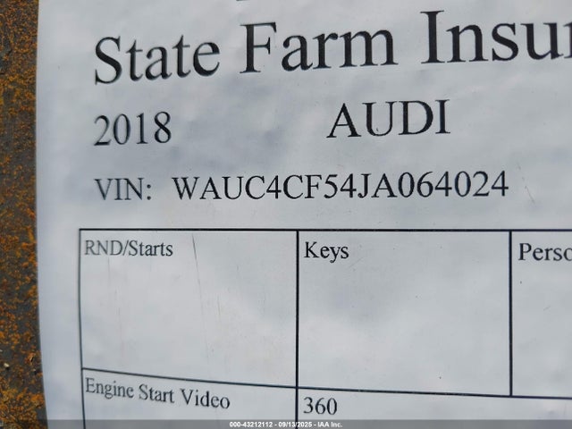 2018 AUDI S5 WAUC4CF54JA064024 Photo 8