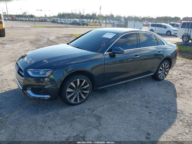 2021 AUDI A4 WAUBBAF40MN014909 Photo 1
