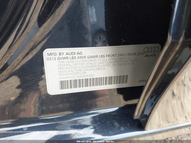 2013 AUDI A4 WAUFFAFL2DN003200 Photo 8