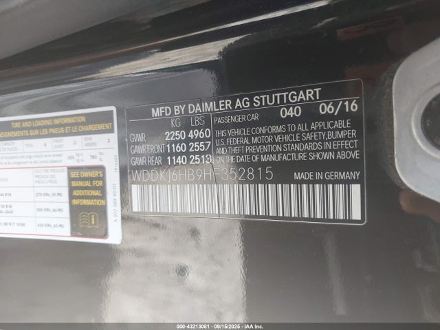 2017 MERCEDES-BENZ E 400 WDDKJ6HB9HF352815 Photo 8