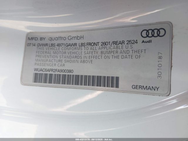 2015 AUDI RS 5 WUAC6AFR2FA900380 Photo 8