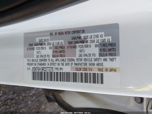 JM3KFBAY9R0377275 Mazda py turbo