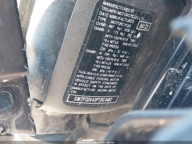 2023 TRIUMPH MOTORCYCLE TIGER SMTP22V43PTBC4482 Photo 9