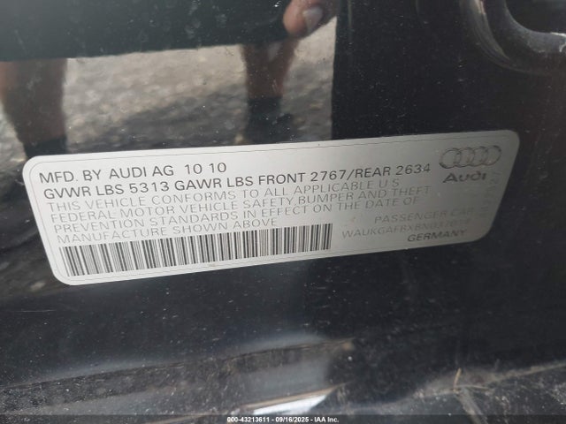 2011 AUDI A6 WAUKGAFBXBN037014 Photo 8