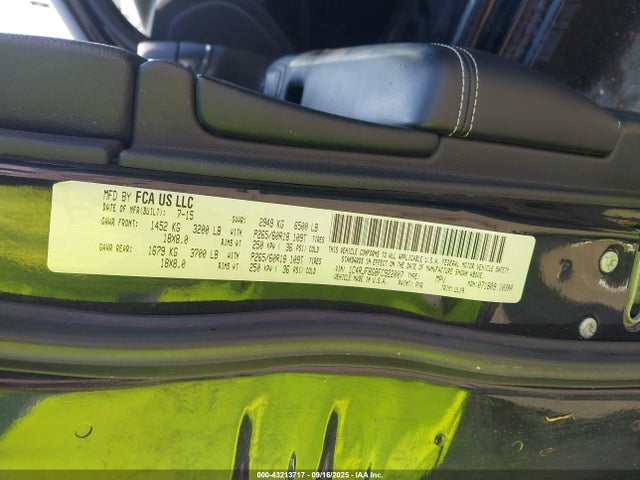 Jeep Grand Cherokee Limited 2015 1C4RJFBG8FC922007 Image 9