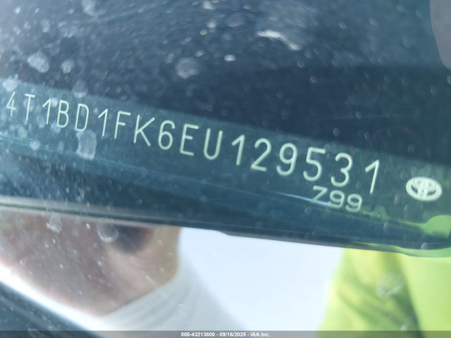 4T1BD1FK6EU129531 Toyota 2ar-fxe+2jm