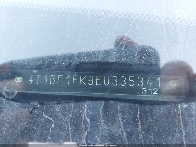 Toyota 2ar-fe 2014 4T1BF1FK9EU335341 Image 9