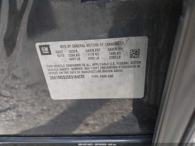 2014 CADILLAC XTS 2G61M5S35E9184378 Photo 8