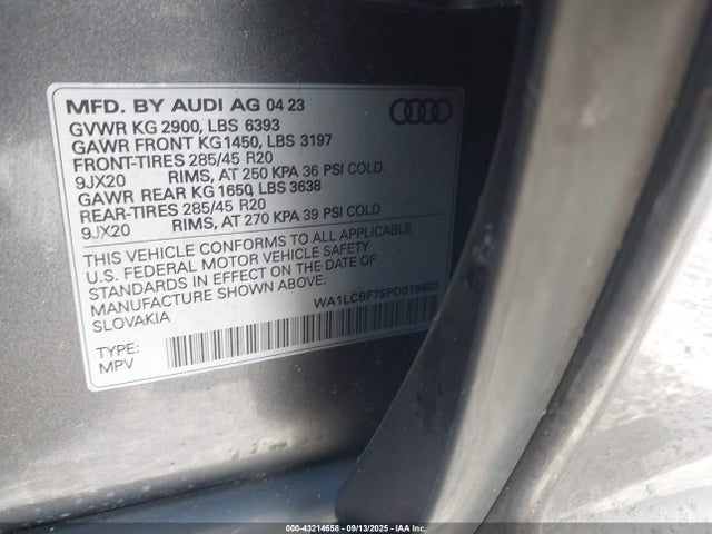 2023 AUDI Q7 WA1LCBF79PD019602 Photo 8