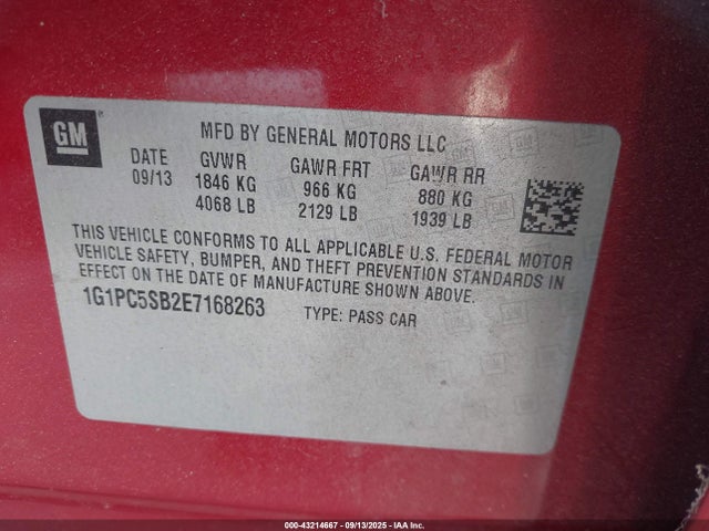 1G1PC5SB2E7168263 Chevrolet LUV