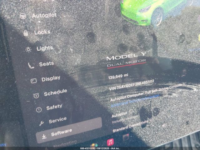 2022 TESLA MODEL Y 7SAYGDEF3NF465502 Photo 6