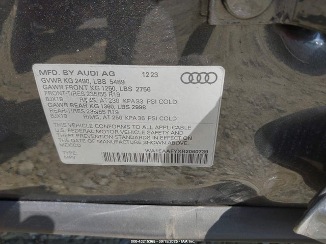 2024 AUDI Q5 WA1EAAFYXR2060739 Photo 8