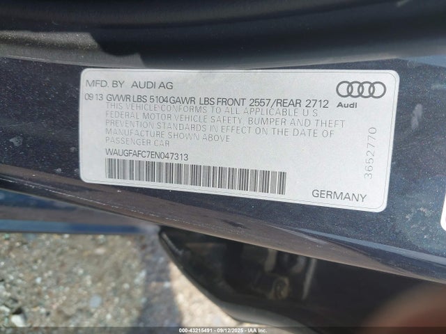 2014 AUDI A6 WAUGFAFC7EN047313 Photo 8