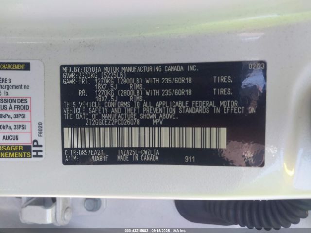 2023 LEXUS NX 350 2T2GGCEZ2PC026078 Photo 8