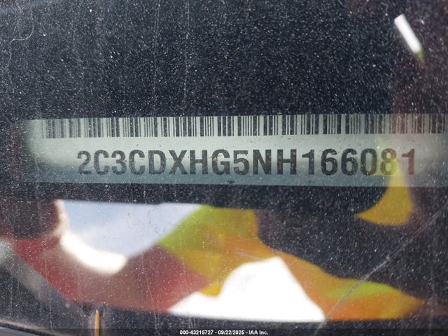 2C3CDXHG5NH166081 Dodge Charger Gt Rwd