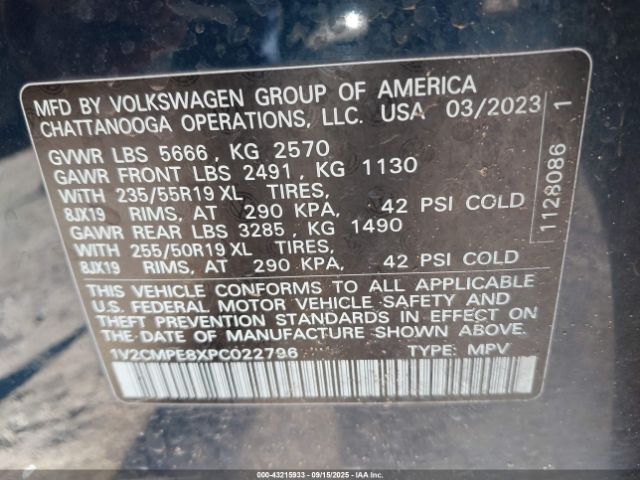 2023 VOLKSWAGEN ID.4 1V2CMPE8XPC022796 Photo 8
