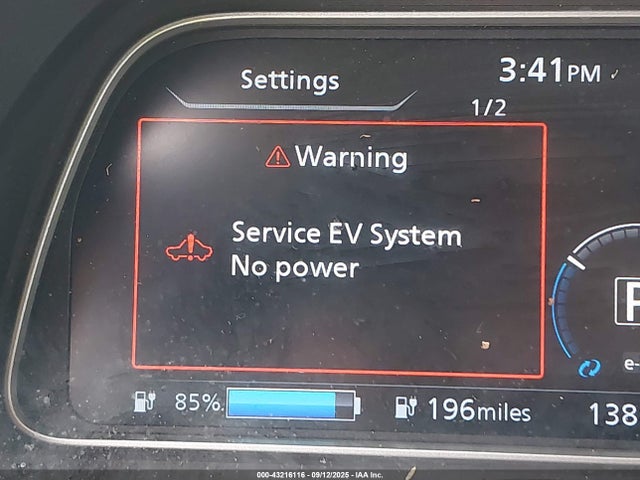 1N4CZ1CV9SC550692 Nissan Leaf