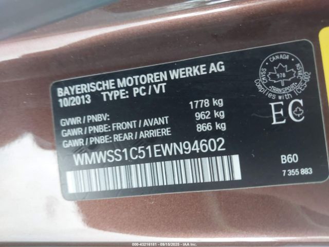 2014 MINI PACEMAN WMWSS1C51EWN94602 Photo 8