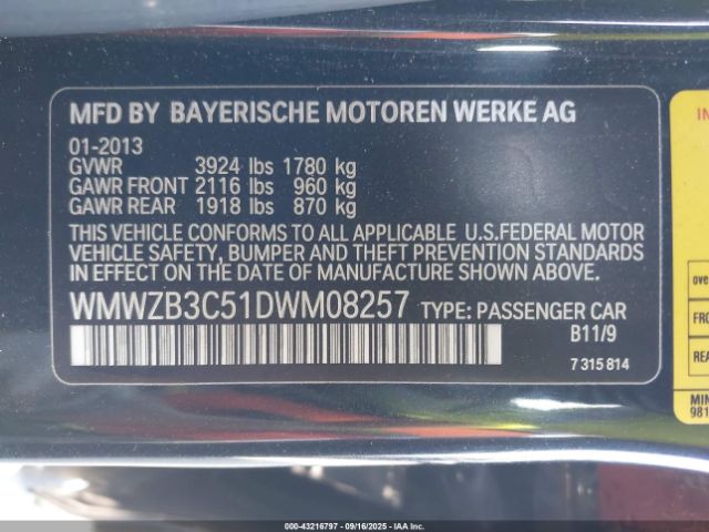 2013 MINI COUNTRYMAN WMWZB3C51DWM08257 Photo 8