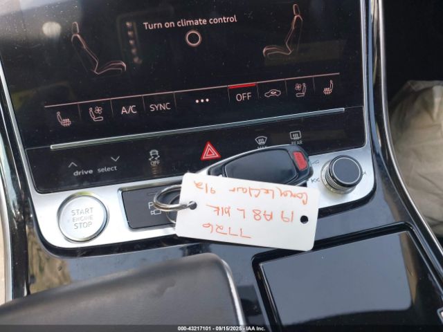 2019 AUDI A8 L WAU8DAF84KN010821 Photo 10