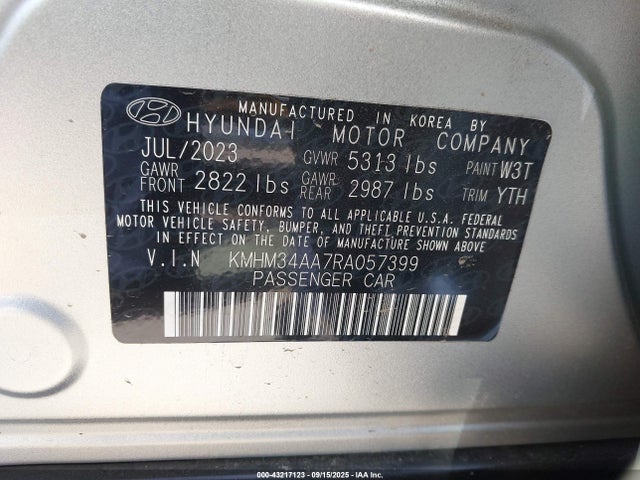 2024 HYUNDAI IONIQ 6 KMHM34AA7RA057399 Photo 8