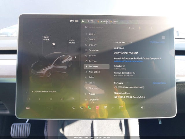 2023 TESLA MODEL 3 5YJ3E1EA2PF425527 Photo 6