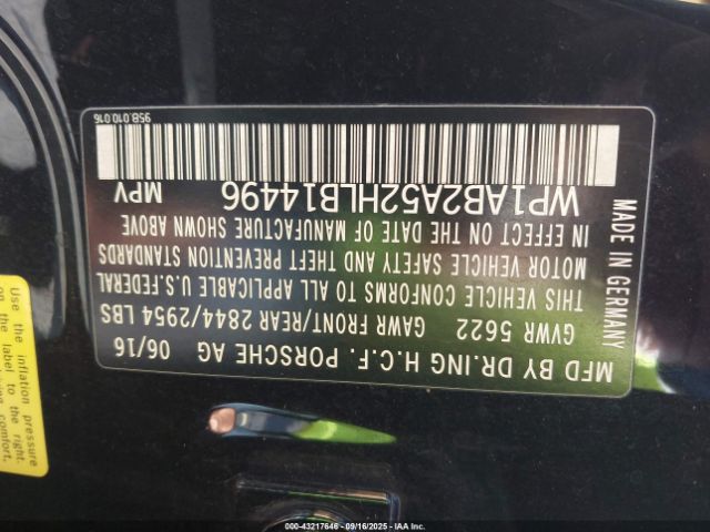 2017 PORSCHE MACAN WP1AB2A52HLB14496 Photo 8