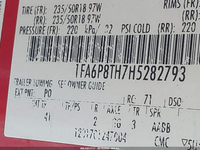 2017 FORD MUSTANG 1FA6P8TH7H5282793 Photo 8