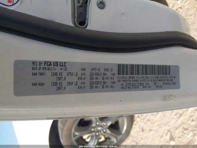 2018 DODGE JOURNEY 3C4PDCGG3JT379023 Photo 8