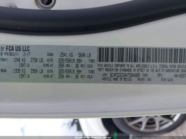 2017 DODGE JOURNEY 3C4PDDEG0HT594085 Photo 8