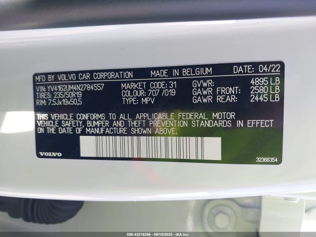 YV4162UM4N2784557 Volvo b4204t (mp)