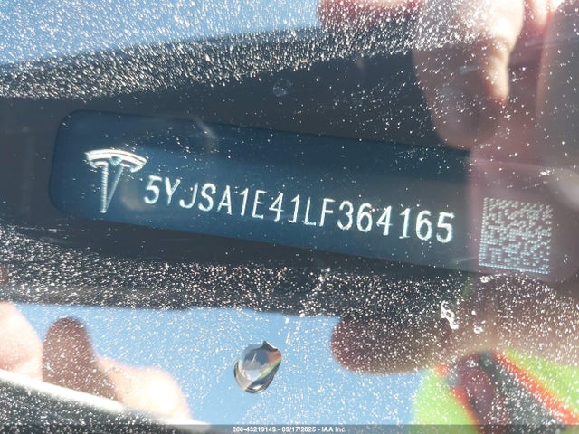 Tesla MODEL S 2020 5YJSA1E41LF364165 Image 9