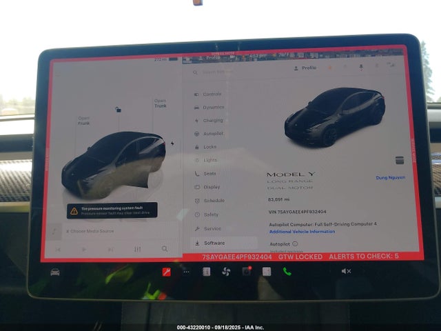 2023 TESLA MODEL Y 7SAYGAEE4PF932404 Photo 6