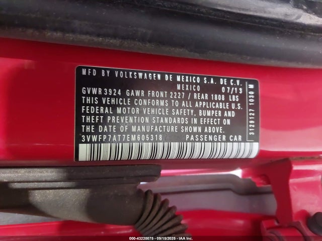 Volkswagen 2014 2014 3VWFP7AT7EM605318 Image 9
