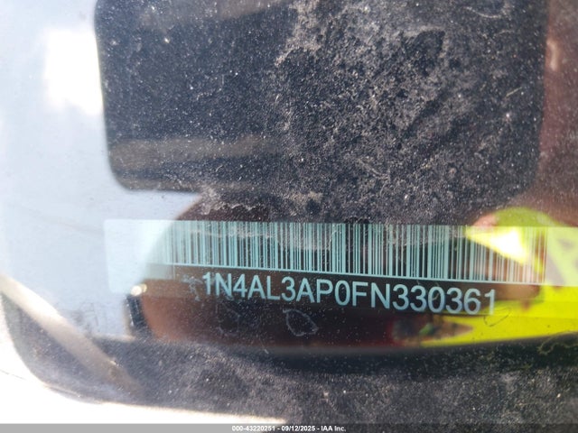 Nissan Altima 2015 1N4AL3AP0FN330361 Image 9