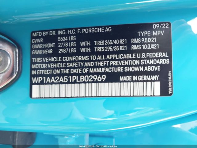 2023 PORSCHE MACAN WP1AA2A51PLB02969 Photo 8