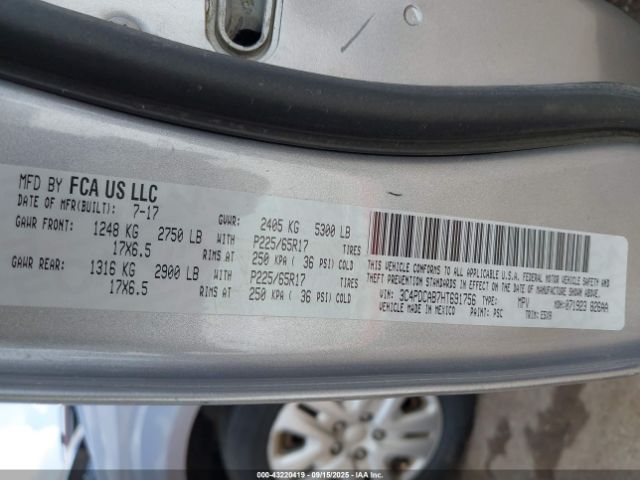 2017 DODGE JOURNEY 3C4PDCAB7HT691756 Photo 8