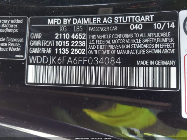 2015 MERCEDES-BENZ SL 400 WDDJK6FA6FF034084 Photo 8