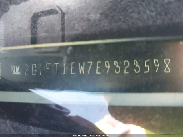 2G1FT1EW7E9323598 Chevrolet ls3